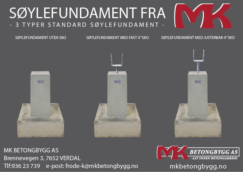 Søylefundament 3 typer ark liggende jpg